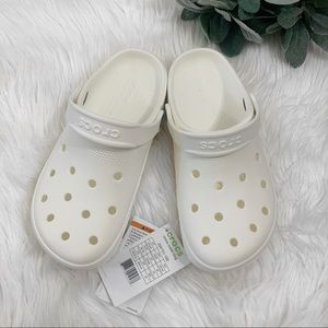 NWT White Crocs Coast Clog